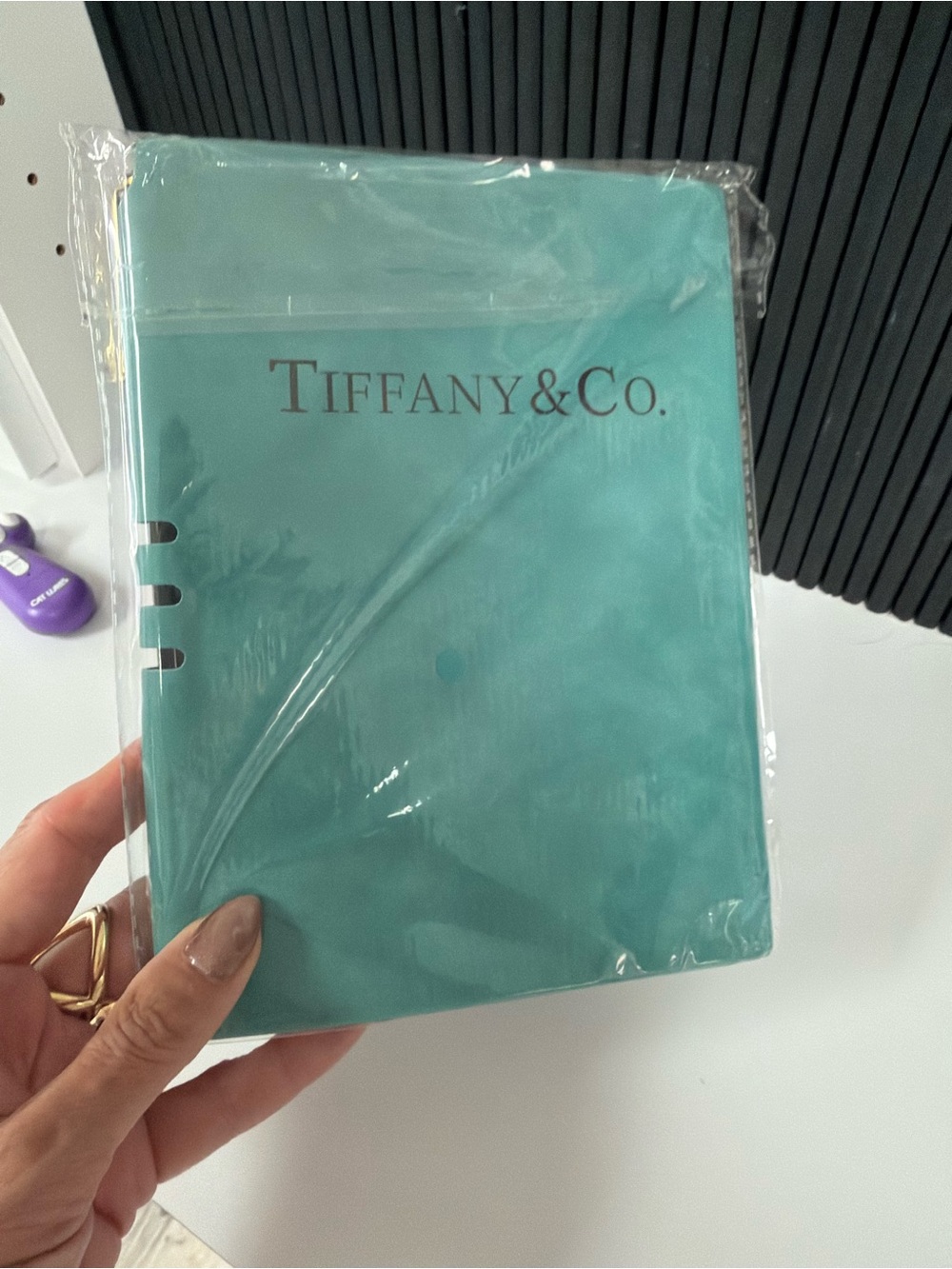 Tiffany & Co. Teal Hardcover Notebook